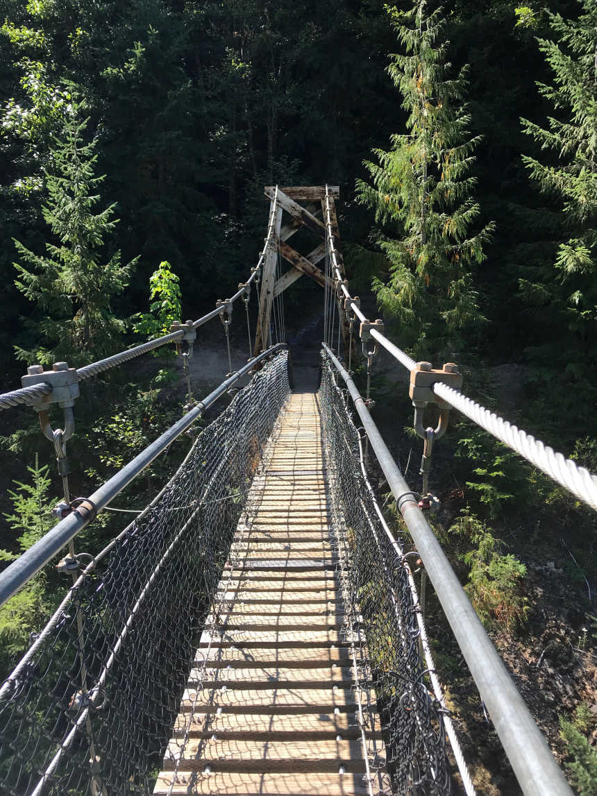 Lava Canyon Bridge